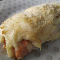 Una foto de Salmón al horno con mayonesa