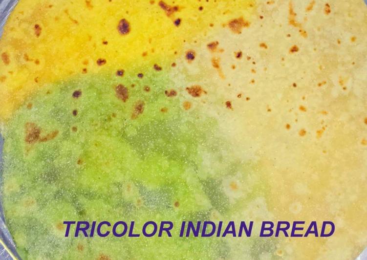 Easiest Way to Prepare Favorite Tricolor Roti