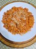 Arroz salteado en salsa de tomate #comidasustentable