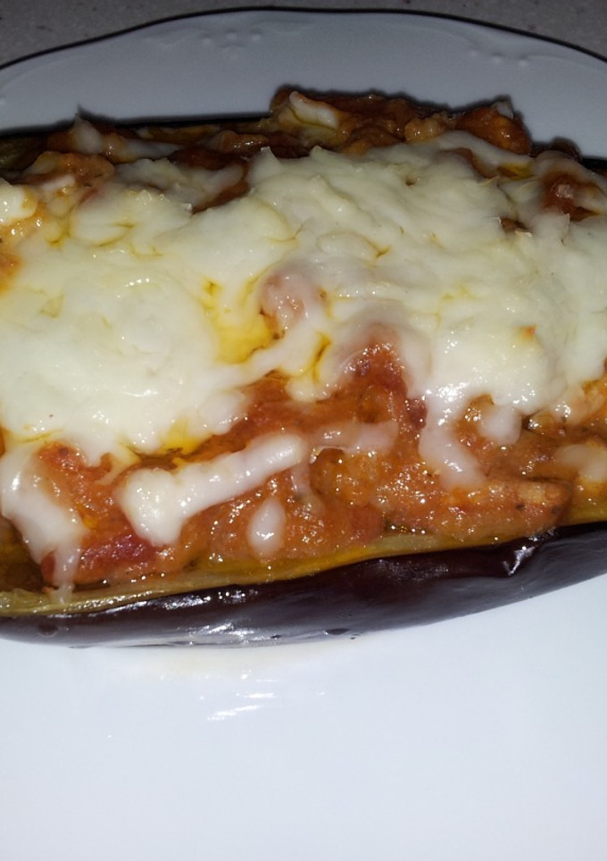 Una foto de Berenjenas rellenas