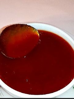 صورة لوصفة تحضير صوص الباربكيو لتتبيلة المشاوي