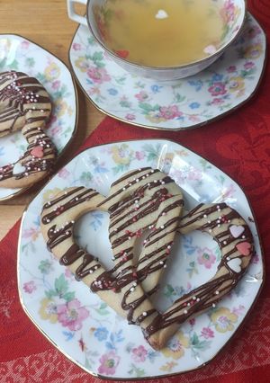Une photo de 💝 Sablés double coeurs (St Valentin)
