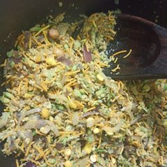 A picture of Moringa Flower Bhurji.