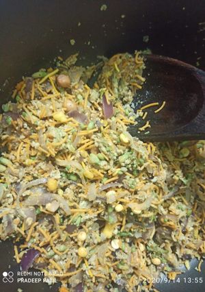 A picture of Moringa Flower Bhurji.