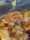 Turkey Meatballs with Pineapple, Black Beans, Cauliflower and Sw