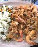 Camarones al mojo de ajo