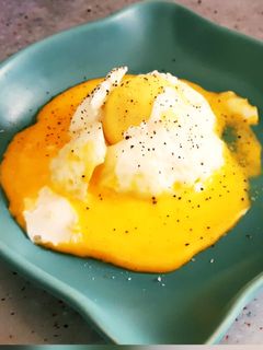 عکسی از دستور تخم آب پز فنجونی