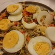 Arroz con Pollo, y Verduritas,
