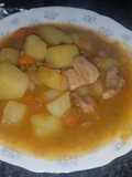 Estofado de ternera con verduras en parisien y olla rápida
