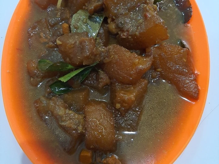 Langkah Mudah untuk Menyiapkan Resep Gulai kikil Anti Ribet, Mantap Sekali