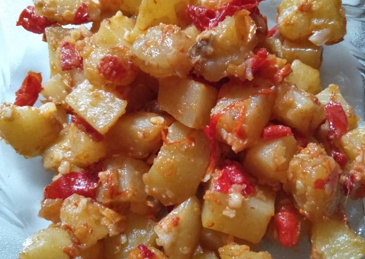 Kentang Balado Simpel Gak Pake Ribet