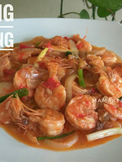 Foto resep Udang Saos Padang