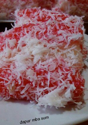 Foto resep Lapis singkong merah putih