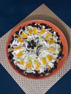 عکسی از دستور سالاد پاییزی 2 (سالاد کلم و نارنگی)