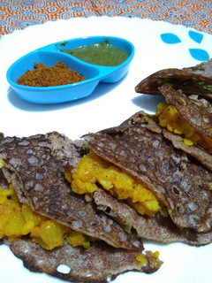 रागी मसाला डोसा (Ragi masala dosa recipe in Hindi) रेसिपी मुख्य फोटो
