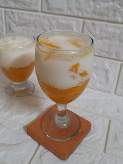 Foto resep Korean fresh mango milk
