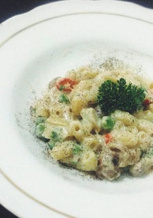 Foto resep Mac and cheesy Mushroom 