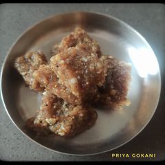 A picture of Anjeer Burfi.