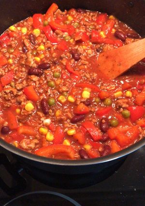 Extra chilis bab recept fotója