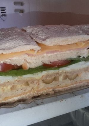 Una foto de Sándwich torta