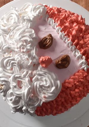 A picture of Santa Claus Cake.