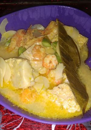 Foto resep Rebung santan bumbu kencur