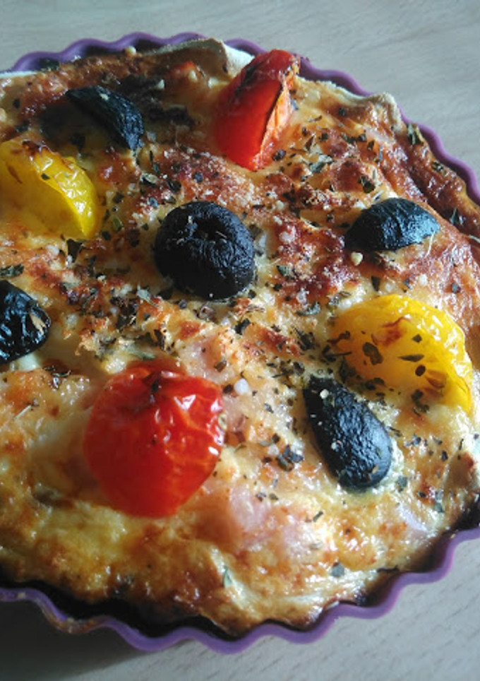 Una foto de Mini quiché de pan de molde