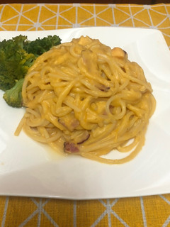 【🎃奶油南瓜義大利麵 2-3人份】 的食譜成品照片
