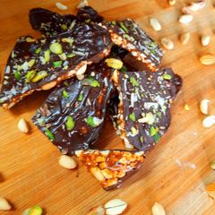 Peanut Cocoa Brittle A picture of Peanut Cocoa Brittle.