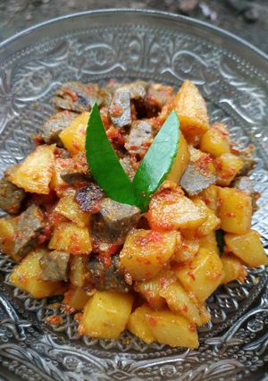 Foto resep Sambal Goreng Kentang Hati Sapi Tanpa Santan