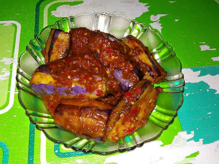 Resep Terong ungu sambel kacang yang Enak