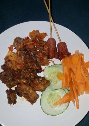A picture of Spicy finger food.