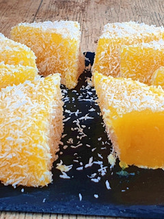Una foto de Postre de naranja con 3 ingredientes en 7 minutos