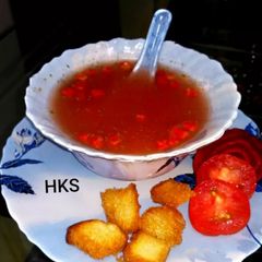 A picture of #Tomato & Beetroot Soup.