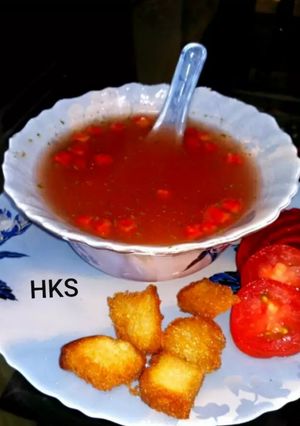 A picture of #Tomato & Beetroot Soup.