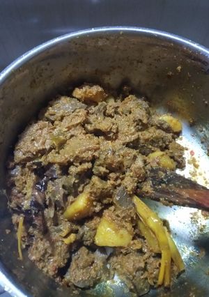 Foto resep Rendang Paru Daging Bumbu sederhana