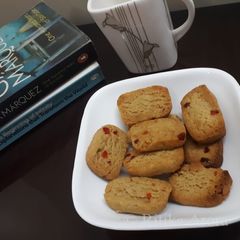 A picture of Whole wheat tutti frutti biscuit.