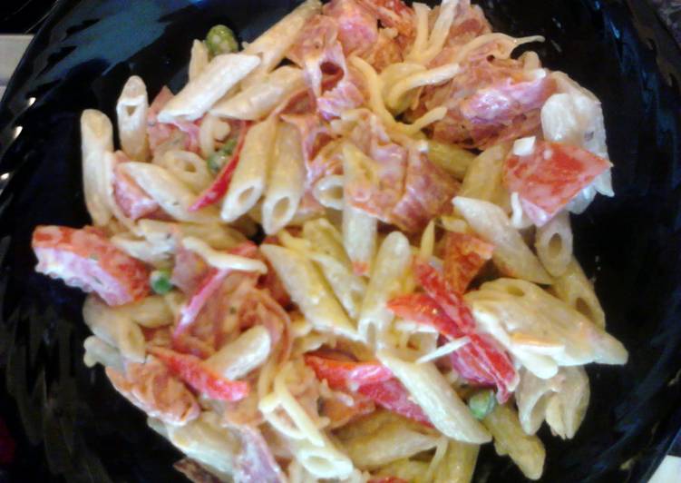 Easiest Way to Prepare Super Quick Homemade Creamy italian antipasto pasta salad