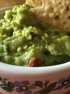 Una foto de Guacamole fácil
