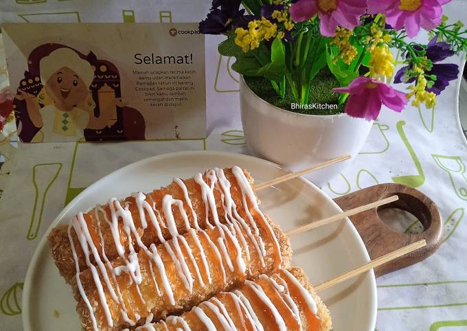 Cara Gampang Membuat Corndog Roti Tawar Anti Gagal