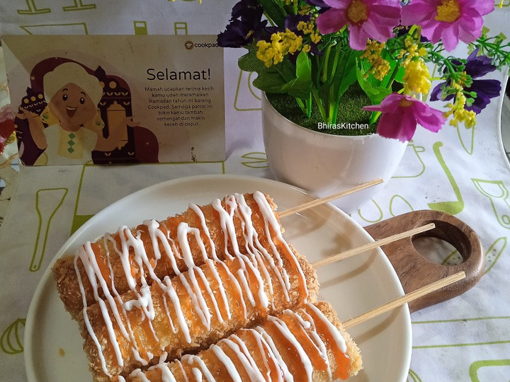 Cara Gampang Membuat Corndog Roti Tawar Anti Gagal