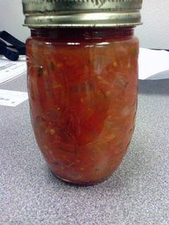 A picture of Medium tomatoe Salsa.