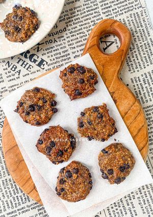 Foto resep Banana Oats Soft Cookies: Kue Lebaran Sehat (Tanpa Tepung, Tanpa Telur)
