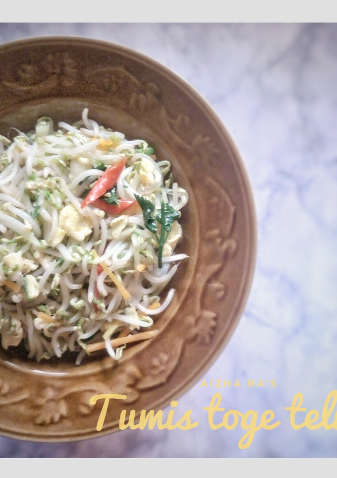 Foto resep Tumis toge telur