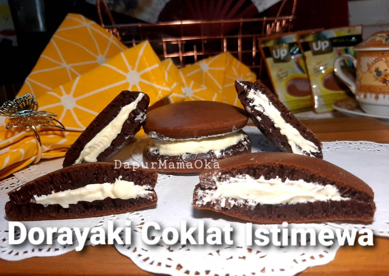 Dorayaki Coklat Istimewa Pake Bahan Biskuit