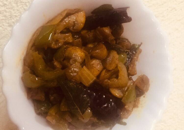 Mushroom Pepper Fry