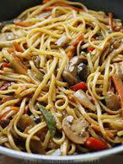 Una foto de Spaguetis en salsa de soja
