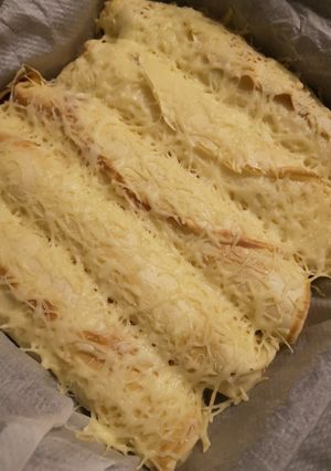 Une photo de Crêpes gratinées béchamel poulet gruyère