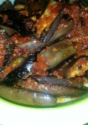 Foto resep Terong bakar balado