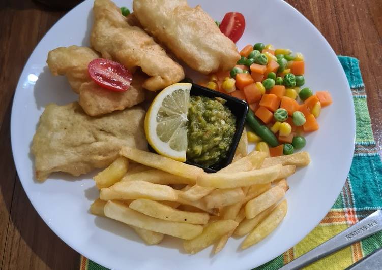 Fish and Chips Sambal Ijo